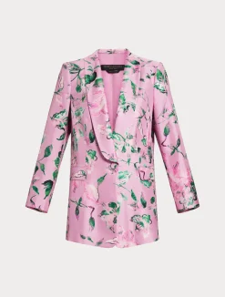 Outlet Marina Rinaldi Silk blazer PINK