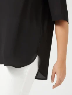 Outlet Marina Rinaldi Silk blouse BLACK