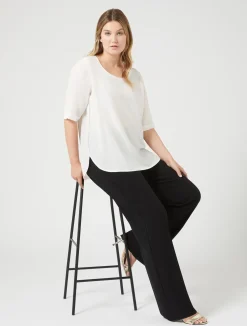 New Marina Rinaldi Silk blouse WHITE