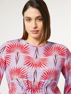New Marina Rinaldi Silk crepe de chine blouse LILAC