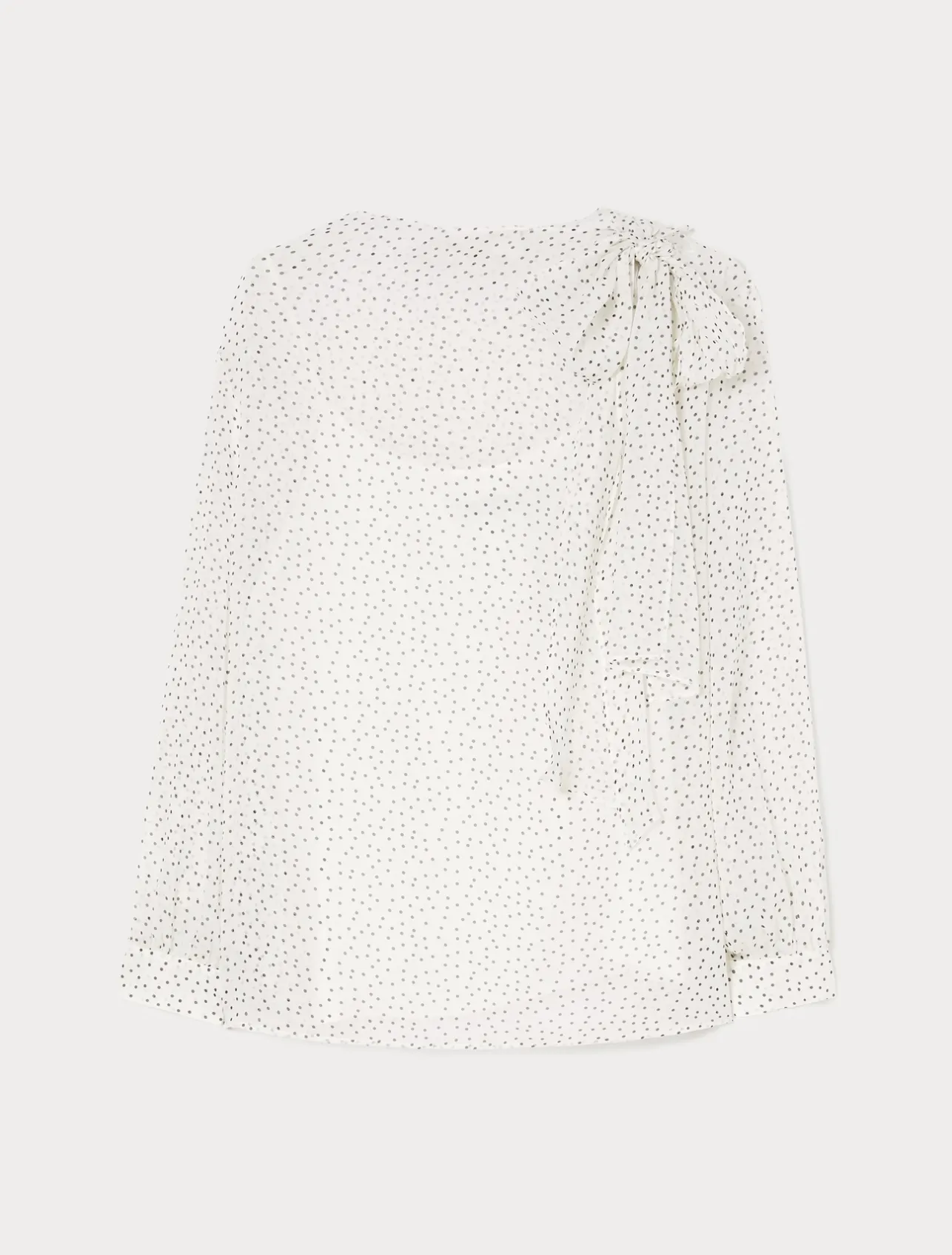 Fashion Marina Rinaldi Silk georgette blouse WHITE