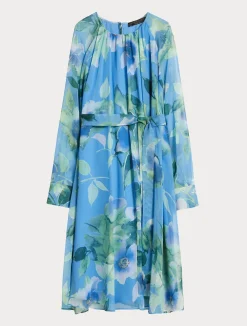 Hot Marina Rinaldi Silk georgette dress LIGHTBLUE