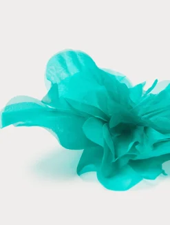 Discount Marina Rinaldi Silk organza brooch GREEN