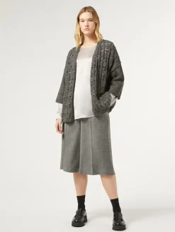 Best Marina Rinaldi Silk satin blouse LIGHTGREY