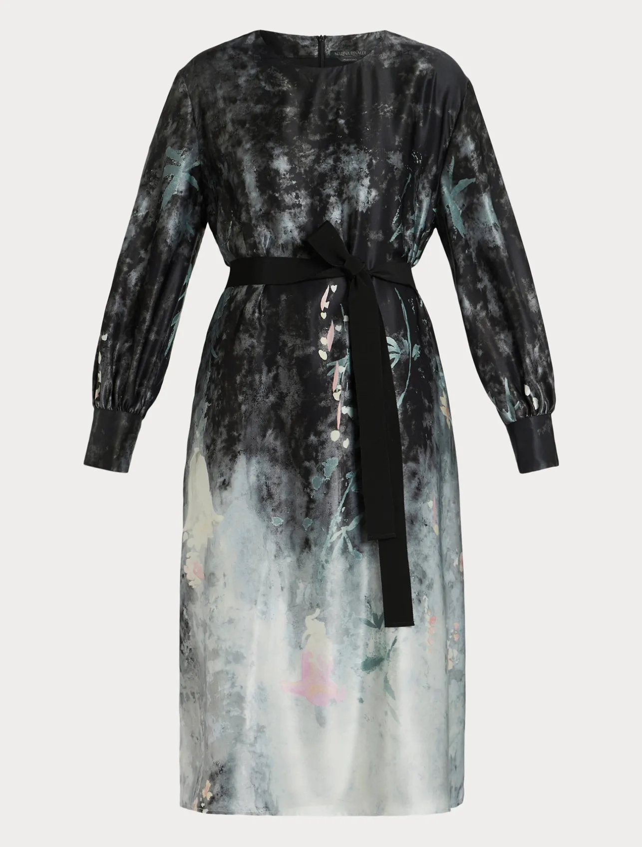 Clearance Marina Rinaldi Silk satin dress DARKGREY