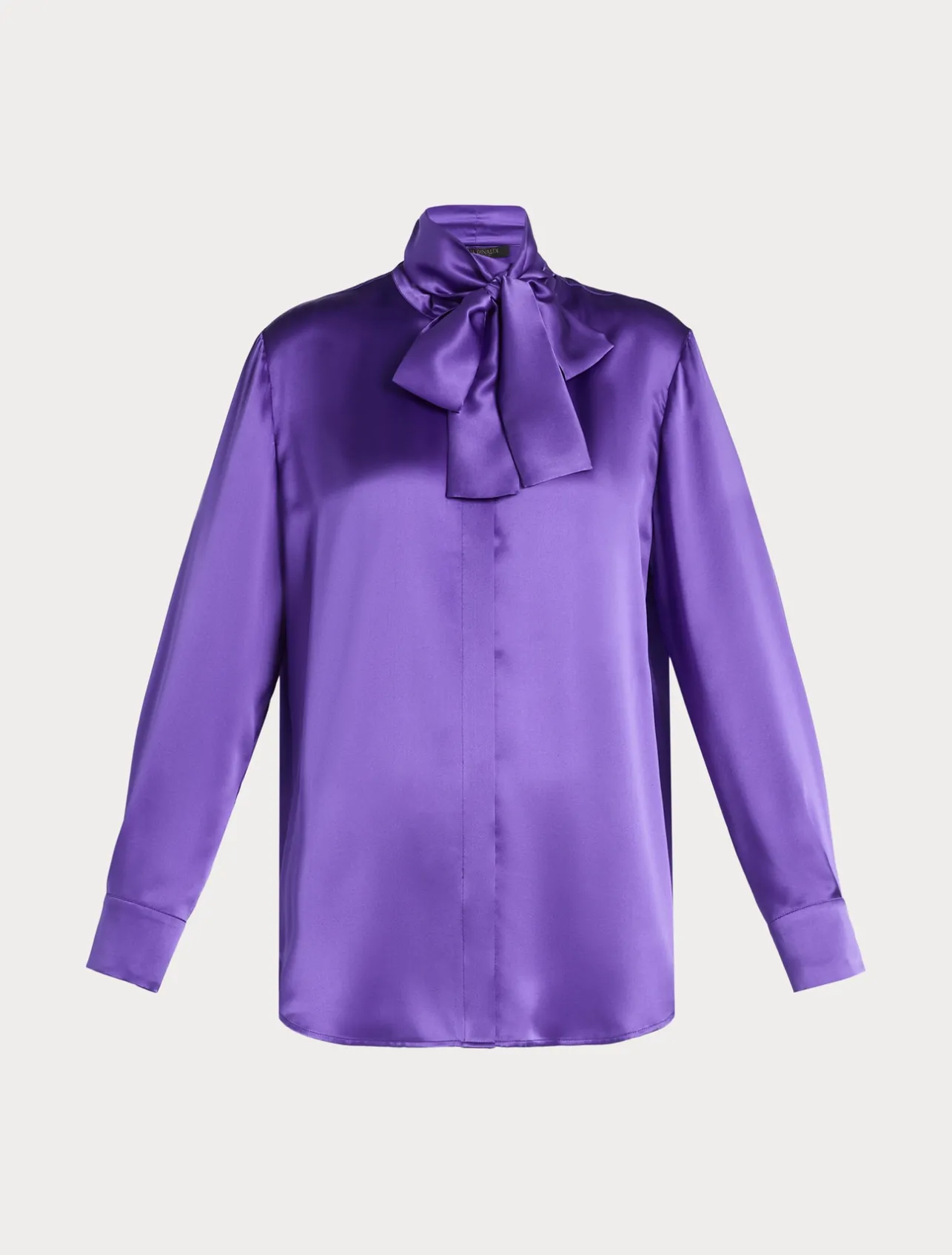 Online Marina Rinaldi Silk satin shirt PURPLE