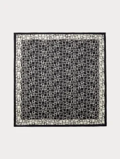 Online Marina Rinaldi Silk scarf BLACK