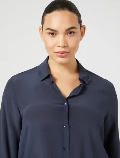 Best Marina Rinaldi Silk shirt AVIO