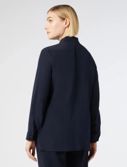 Clearance Marina Rinaldi Silk shirt CORNFLOWERBLUE