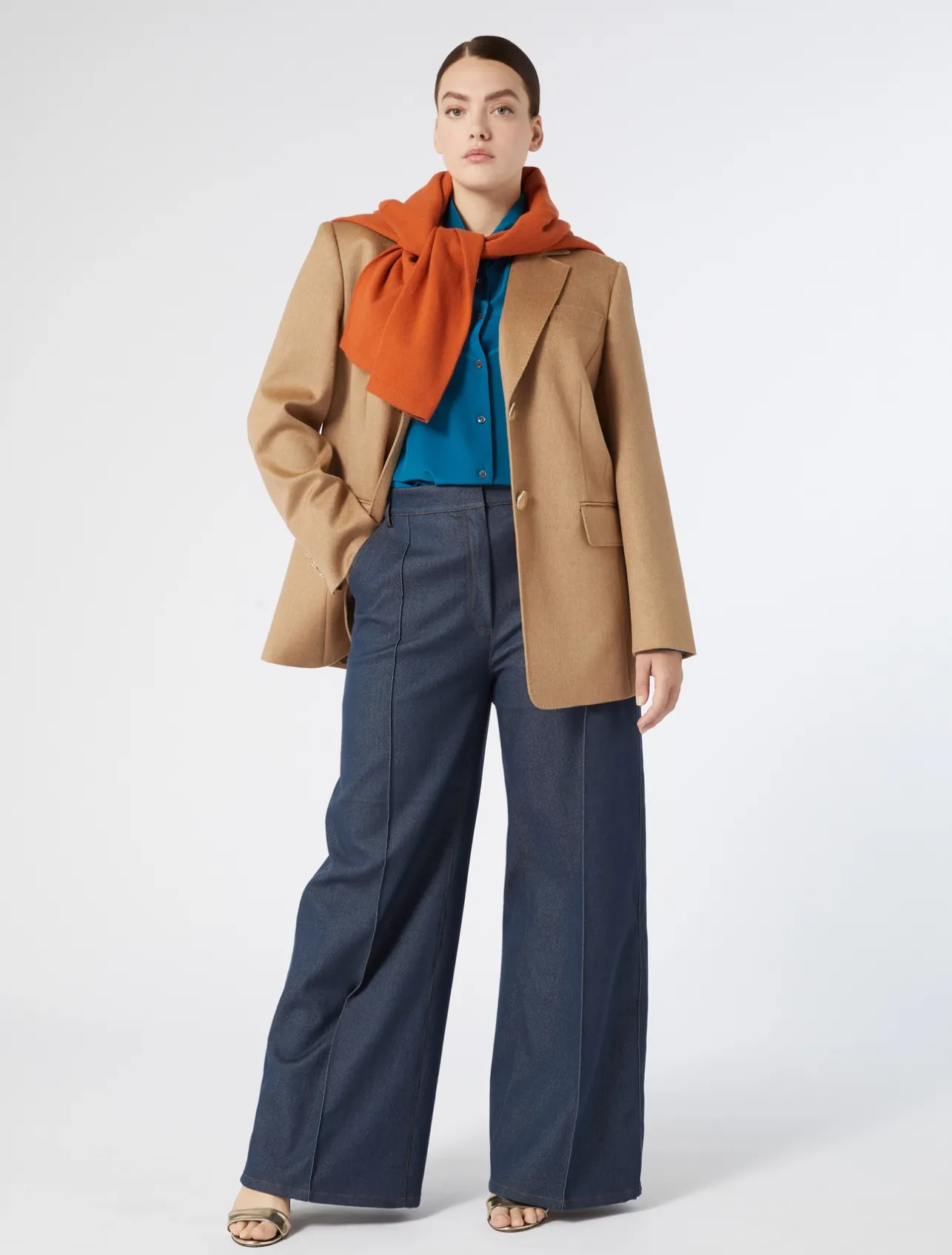 Fashion Marina Rinaldi Silk shirt TURQUOISE