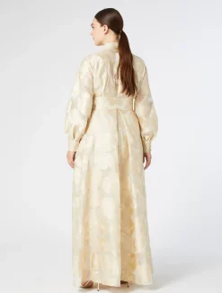 Outlet Marina Rinaldi Silk shirt dress IVORY