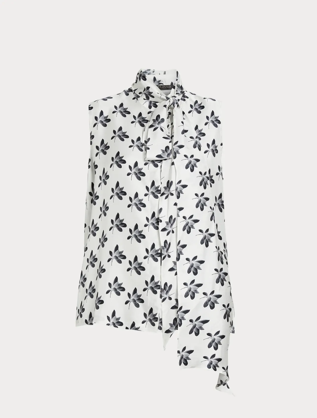 Fashion Marina Rinaldi Silk twill shirt WHITE