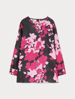 Best Marina Rinaldi Silk twill tunic BLACK