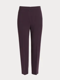Hot Marina Rinaldi Slim triacetate cady trousers BORDEAUX