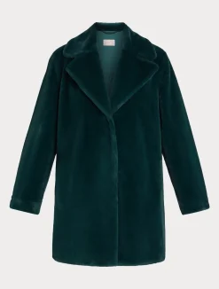 Best Marina Rinaldi Soft textured coat DARKGREEN