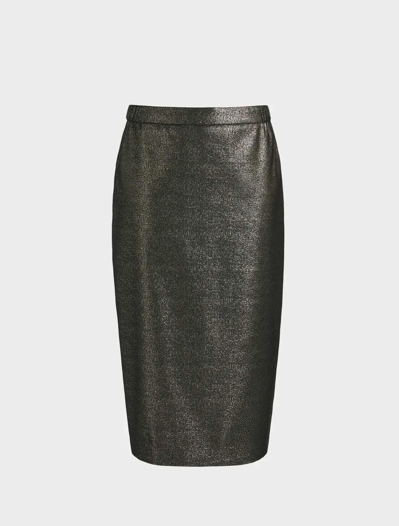 Discount Marina Rinaldi Stretch bengaline skirt GOLDBLACK
