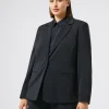 Clearance Marina Rinaldi Stretch cady blazer jacket ULTRAMARINE