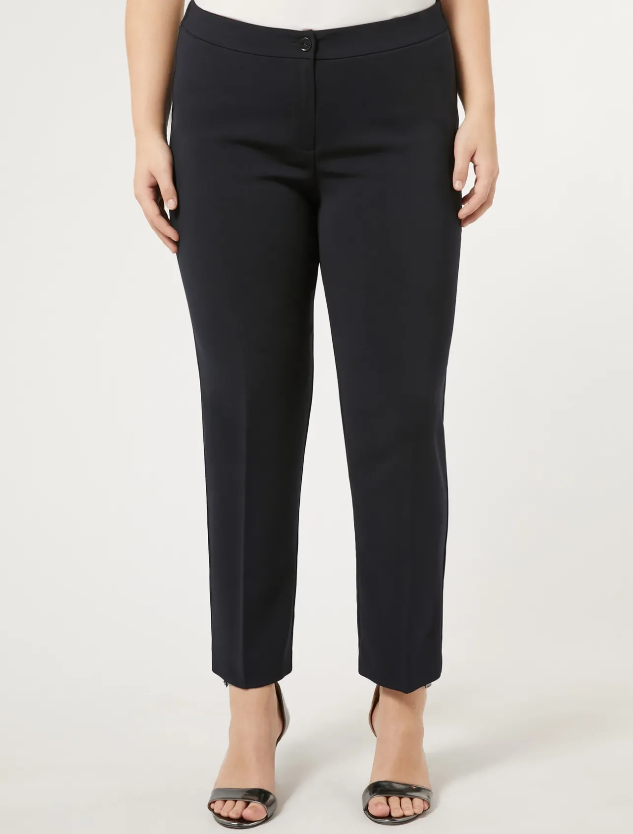New Marina Rinaldi Stretch cady trousers ULTRAMARINE