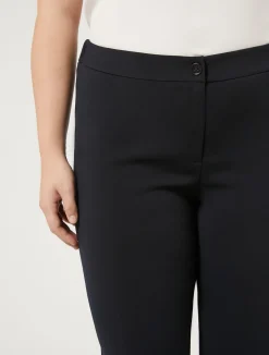 New Marina Rinaldi Stretch cady trousers ULTRAMARINE