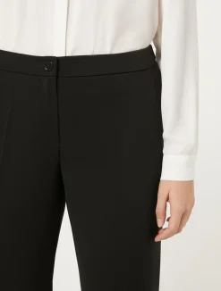 Sale Marina Rinaldi Stretch cady trousers BLACK