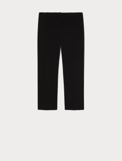 Sale Marina Rinaldi Stretch cady trousers BLACK