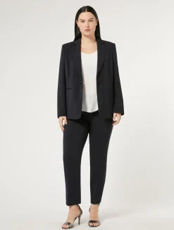 New Marina Rinaldi Stretch cady trousers ULTRAMARINE