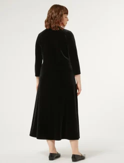 Hot Marina Rinaldi Stretch chenille dress BLACK
