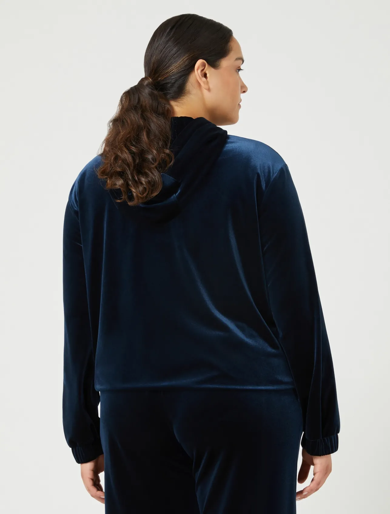 New Marina Rinaldi Stretch chenille jacket MIDNIGHTBLUE