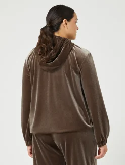 Outlet Marina Rinaldi Stretch chenille jacket STONE