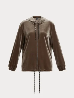 Outlet Marina Rinaldi Stretch chenille jacket STONE