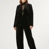 Hot Marina Rinaldi Stretch chenille trousers BLACK
