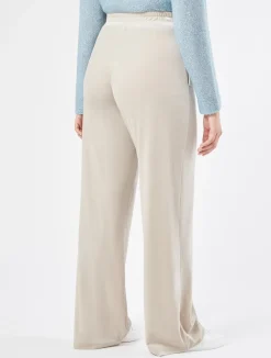 Clearance Marina Rinaldi Stretch chenille trousers LIGHTGREY