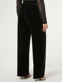 Hot Marina Rinaldi Stretch chenille trousers BLACK