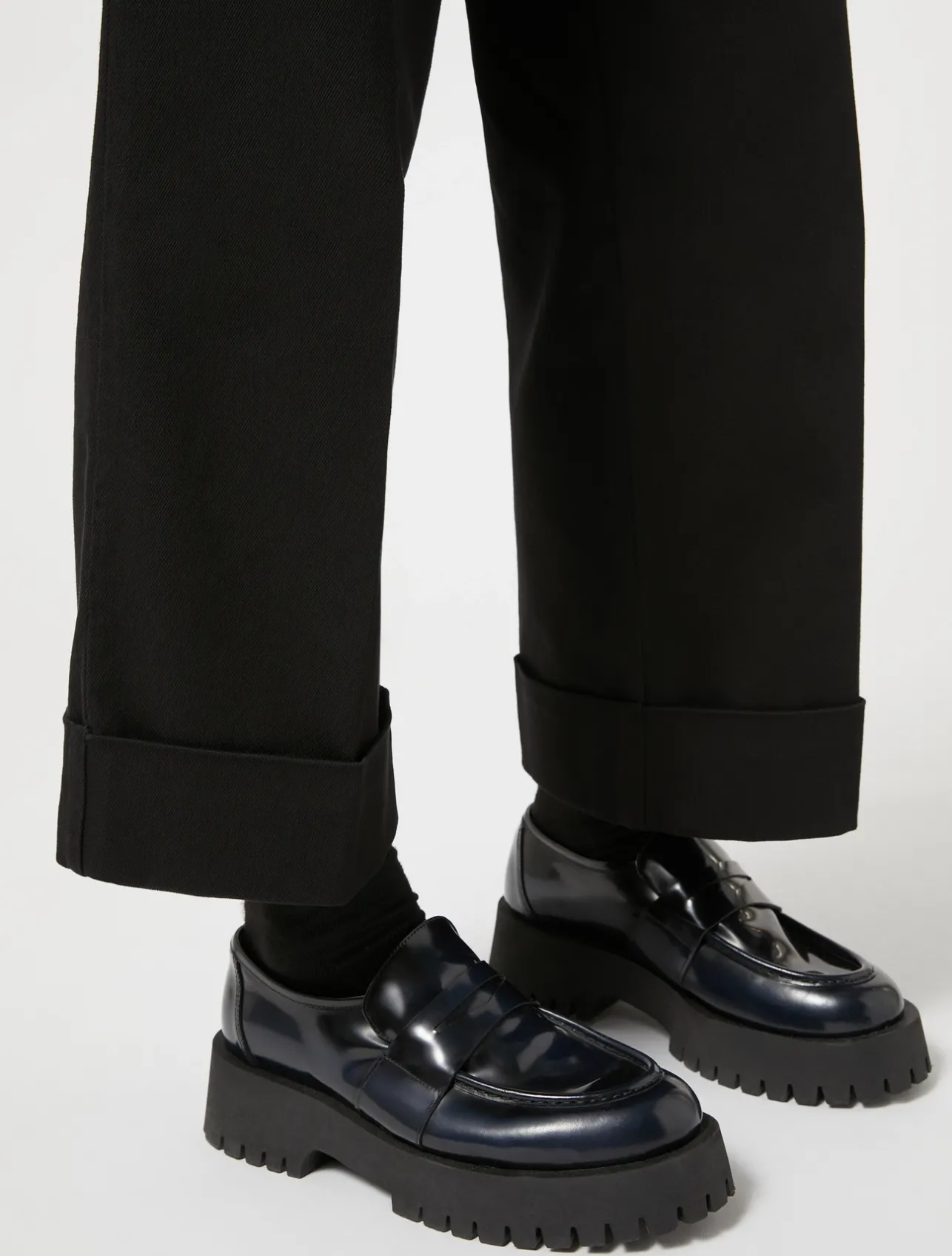 Outlet Marina Rinaldi Stretch cotton bull denim jeans BLACK