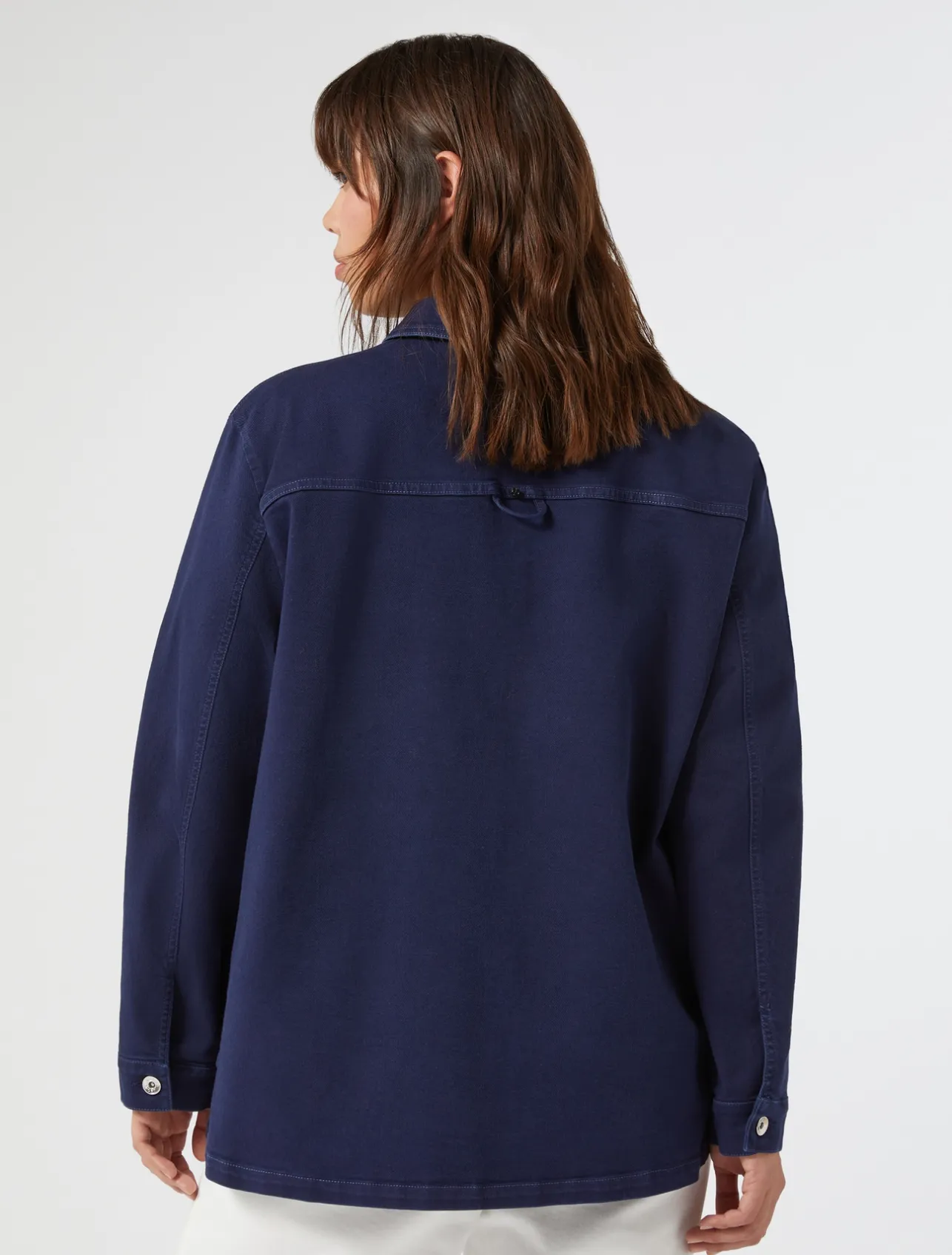 Clearance Marina Rinaldi Stretch cotton bull denim jacket CHINABLUE