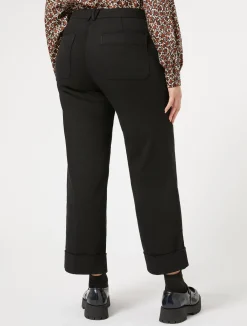 Outlet Marina Rinaldi Stretch cotton bull denim jeans BLACK