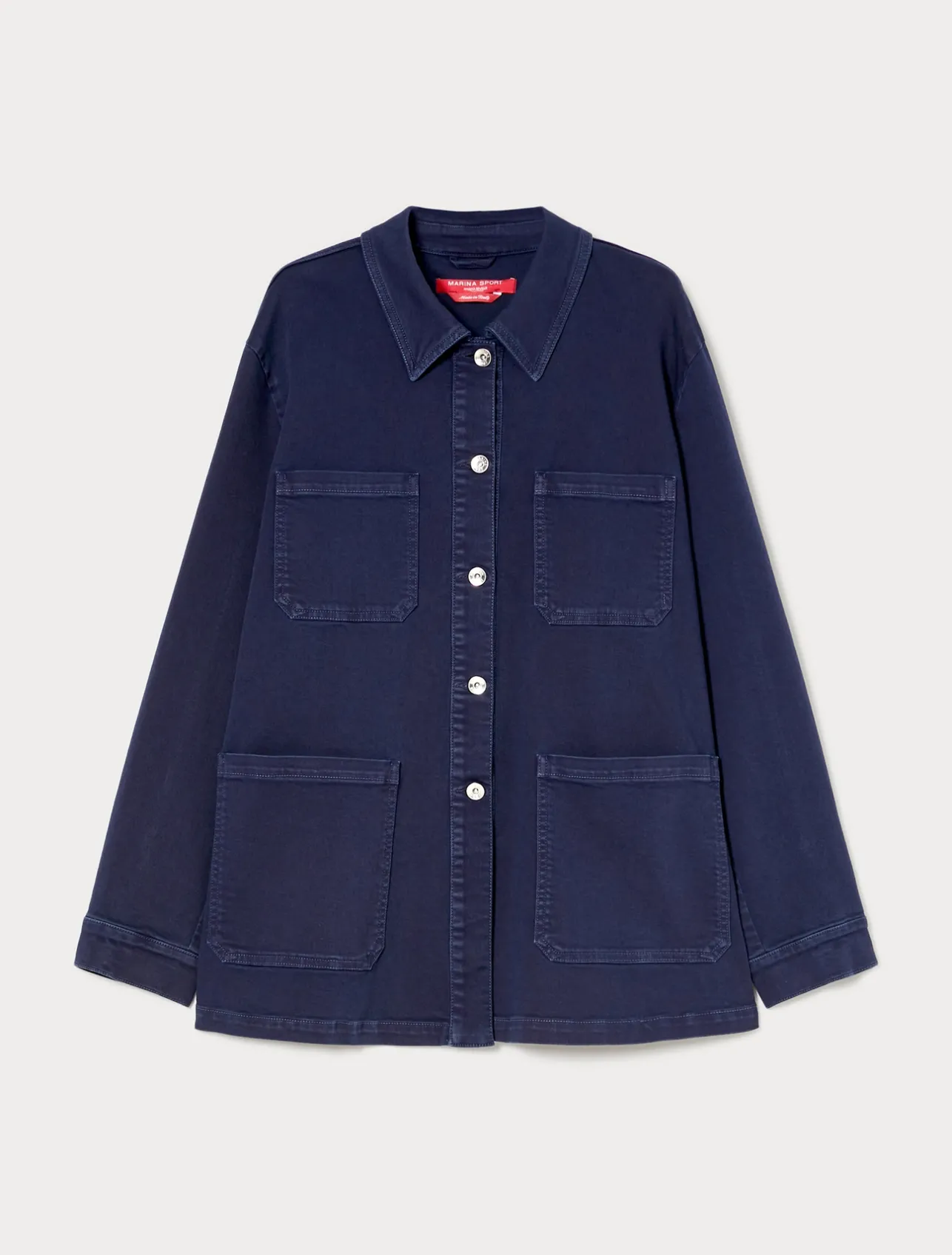 Clearance Marina Rinaldi Stretch cotton bull denim jacket CHINABLUE