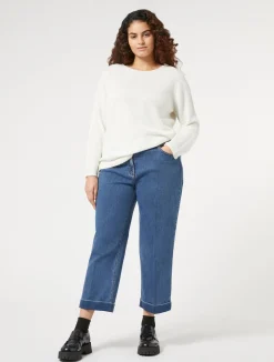 Fashion Marina Rinaldi Stretch cotton denim jeans BLUEJEANS