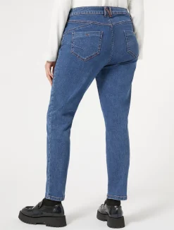Online Marina Rinaldi Stretch cotton denim jeans BLUEJEANS