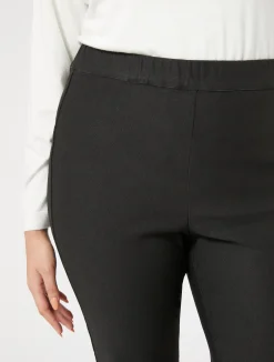 New Marina Rinaldi Stretch cotton denim jeggings BLACK
