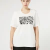 New Marina Rinaldi Stretch cotton jersey T-shirt WHITE