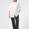 New Marina Rinaldi Stretch cotton-blend trousers MIDNIGHTBLUE