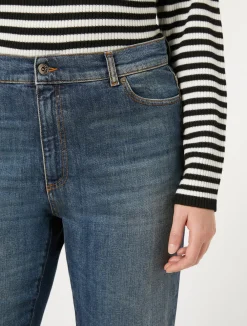 Sale Marina Rinaldi Stretch denim regular jeans NAVY
