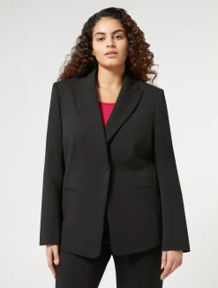 Clearance Marina Rinaldi Stretch jersey blazer BLACK