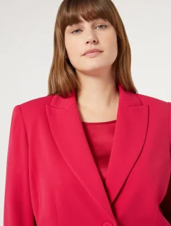 Online Marina Rinaldi Stretch jersey blazer FUCHSIA