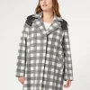 Fashion Marina Rinaldi Stretch jersey coat WHITE