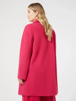 Discount Marina Rinaldi Stretch jersey coat SHOCKINGPINK