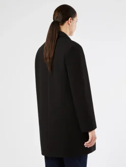 Discount Marina Rinaldi Stretch jersey coat BLACK