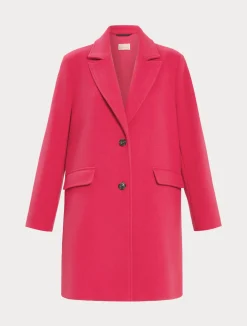 Discount Marina Rinaldi Stretch jersey coat SHOCKINGPINK