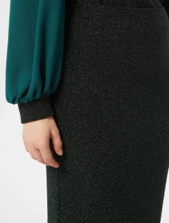 Discount Marina Rinaldi Stretch jersey skirt DARKGREEN